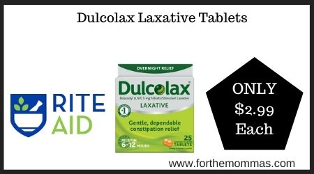 Rite Aid: Dulcolax Laxative Tablets