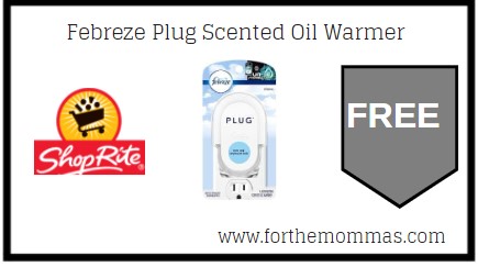 ShopRite: FREE Febreze Plug Scented Oil Warmer