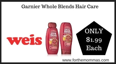 Weis: Garnier Whole Blends Hair Care