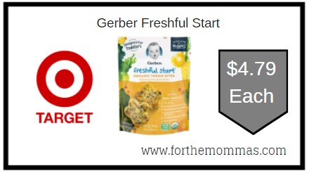 Target: Gerber Freshful Start ONLY $4.79 Each