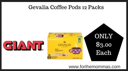 Giant: Gevalia Coffee Pods 12 Packs