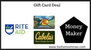 Rite Aid: Gift Card Deal