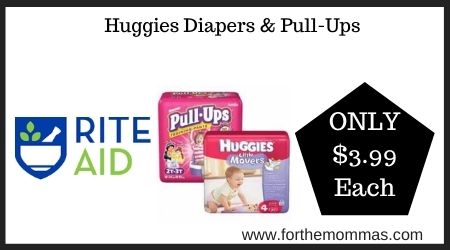 Rite Aid: Huggies Diapers & Pull-Ups
