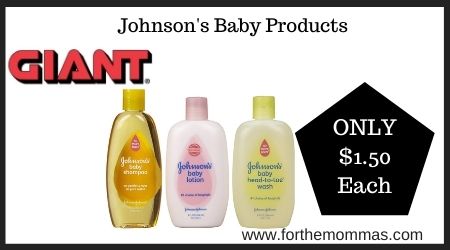 Giant: Johnson's Baby Products