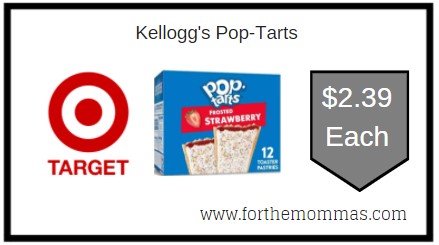 Target: Kellogg's Pop-Tarts ONLY $2.39 Each