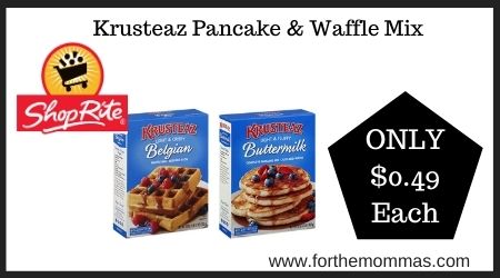 ShopRite: Krusteaz Pancake & Waffle Mix