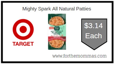 Target: Mighty Spark All Natural Patties