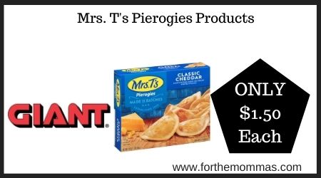 Giant: Mrs. T's Pierogies Products