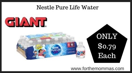 Giant: Nestle Pure Life Water at Giant