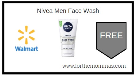 Walmart: FREE Nivea Men Face Wash 