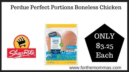 ShopRite: Perdue Perfect Portions Boneless Chicken