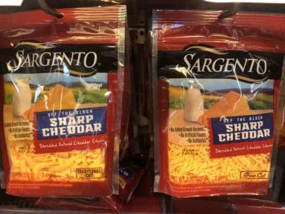 ShopRite: Sargento Shredded Cheese Just $1.39 Each