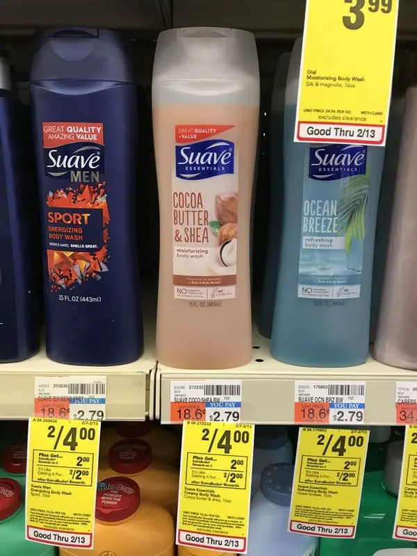 Suave Body Wash at CVS ONLY 1 Each