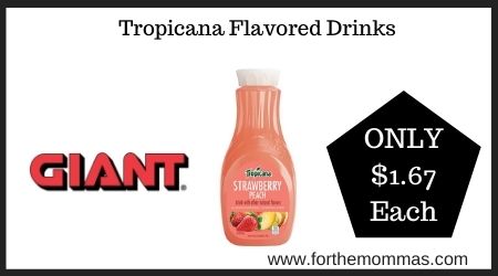 Tropicana Flavored Drinks