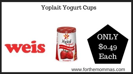 Weis: Yoplait Yogurt Cups
