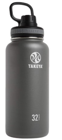 Amazon:  32-Ounce Takeya Vacuum-Insulated Water Bottle