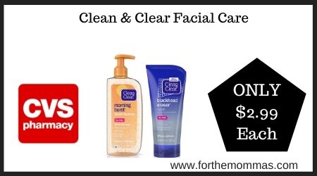 CVS: Clean & Clear Facial Care