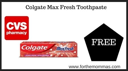 CVS: Colgate Max Fresh Toothpaste