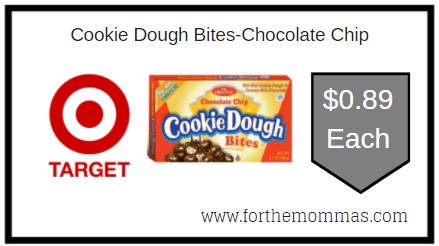 Target: Cookie Dough Bites-Chocolate Chip ONLY $0.89 Each