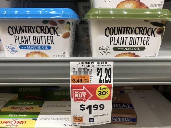 Giant: Country Crock Plant Butter Just $0.99