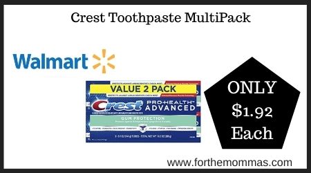 Walmart: Crest Toothpaste MultiPack