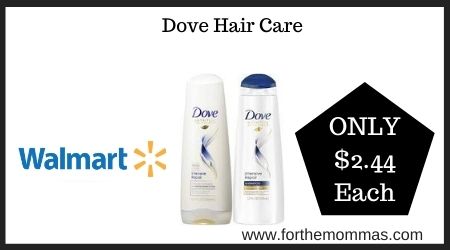 Walmart: Dove Hair Care