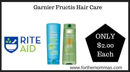 Rite Aid: Garnier Fructis Hair Care