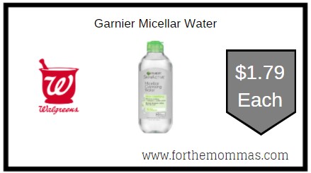 garnier micellar water walgreens