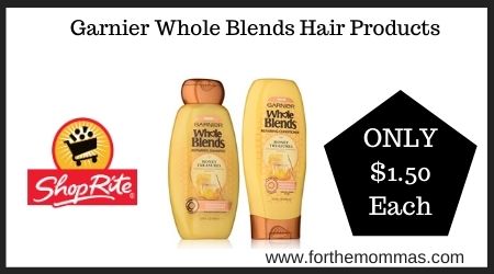 ShoRite: Garnier Whole Blends Hair Products