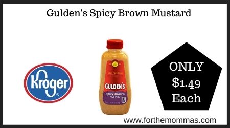 Kroger: Guldens Spicy Brown Mustard