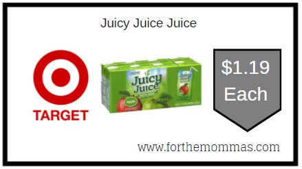 Target: Juicy Juice Juice ONLY $1.19 Each