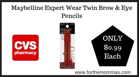 CVS: Maybelline Expert Wear Twin Brow & Eye Pencils
