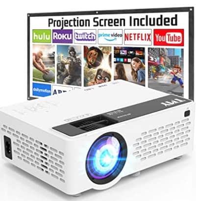 Amazon: Mini Projector & 100″ Screen $62.99