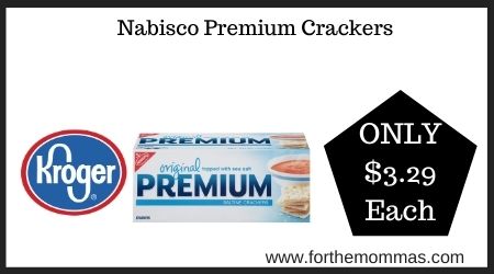 Kroger: Nabisco Premium Crackers