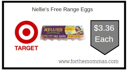 Target: Nellie's Free Range Eggs ONLY $3.36