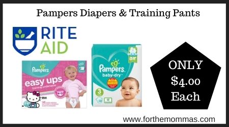 Rite Aid: Pampers Diapers & Training Pants