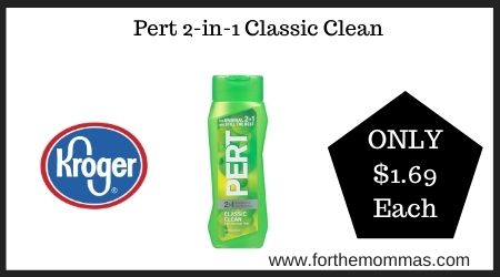 Kroger: Pert 2-in-1 Classic Clean