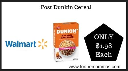 Walmart: Post Dunkin Cereal