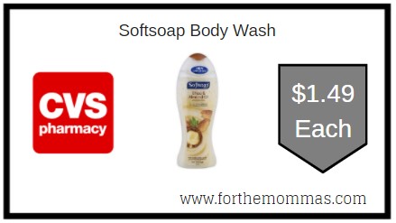 CVS: Softsoap Body Wash ONLY $1.49 Each