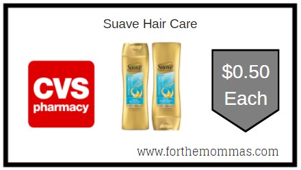 CVS: Suave Hair Care ONLY $0.50 Each