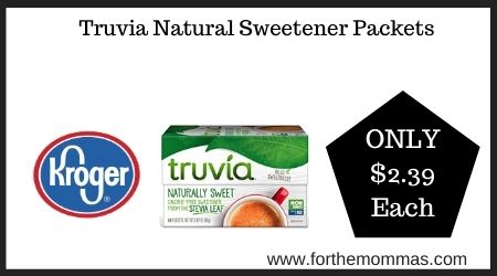 Kroger: Truvia Natural Sweetener Packets