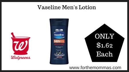 Walgreens: Vaseline Men's Lotion