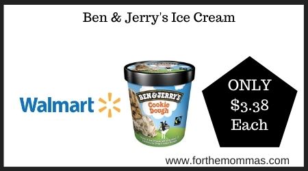 Walmart: Ben & Jerry's Ice Cream