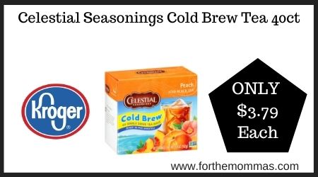 Kroger: Celestial Seasonings Cold Brew Tea 40ct