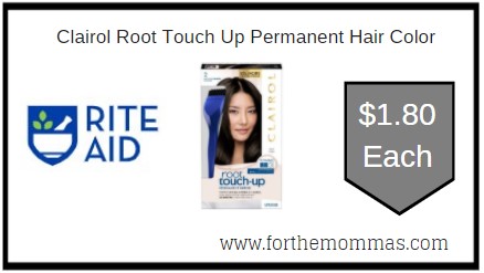 Rite Aid: Clairol Root Touch Up Permanent Hair Color ONLY $1.80 Each