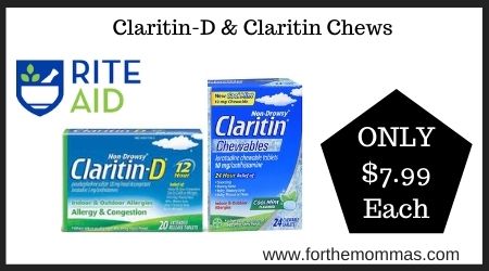 Claritin-D & Claritin Chews