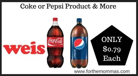 Weis: Coke or Pepsi Product & More
