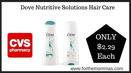 Dove Nutritive Solutions Hair Care