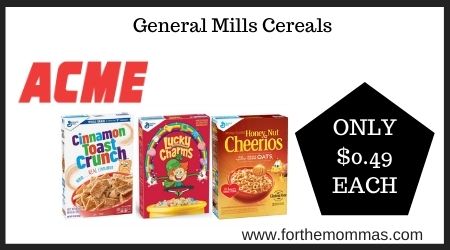Acme: General Mills Cereals