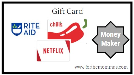 Rite Aid: Gift Card Moneymaker